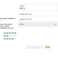 Wybór modelu GPT-4 w ChatGPT Plus. Opisuje jego zaawansowane możliwości w zakresie rozumowania i kreatywności.