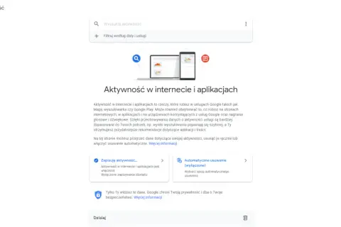 Jak usunąć historię wyszukiwania Google? Na stronie "Moja aktywność" Google możesz zarządzać danymi, usuwać wpisy ręcznie lub włączyć automatyczne usuwanie.