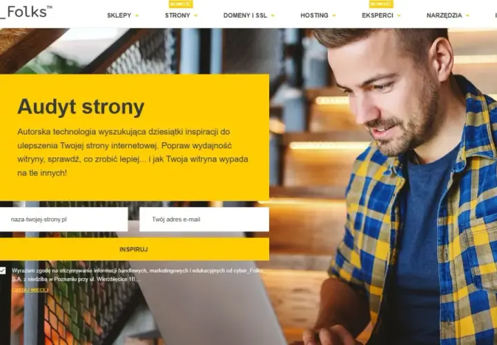 Chcesz usprawnić swoją stronę? Wykonaj darmowy audyt strony internetowej i dowiedz się, jak ją ulepszyć.