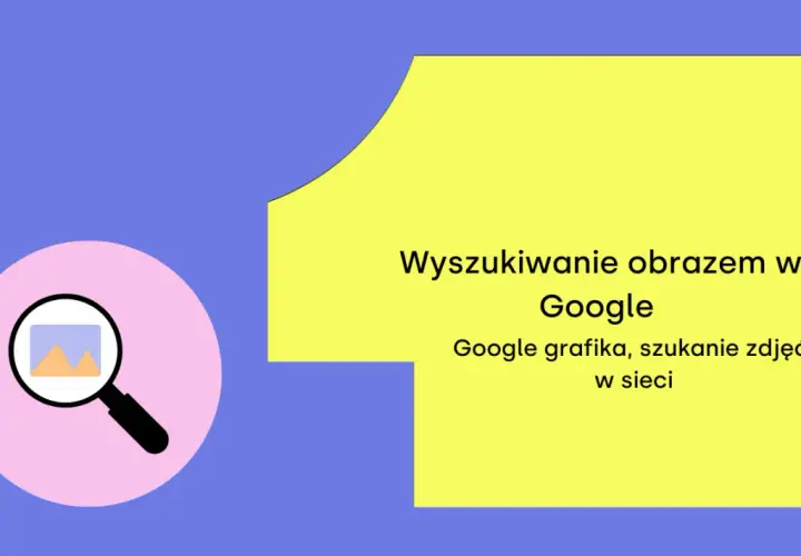 Lupa z widokiem gór i nieba, symbolizuje wyszukiwanie obrazem w Google. Szukaj zdjęciem w sieci.