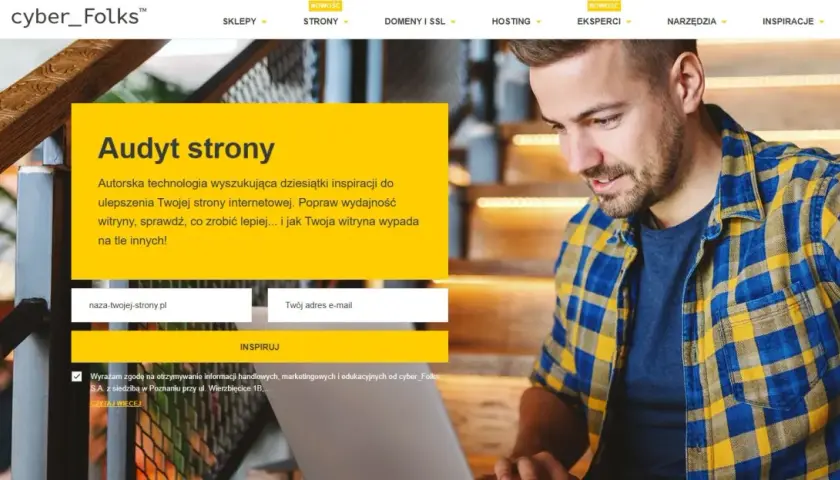 Chcesz usprawnić swoją stronę? Wykonaj darmowy audyt strony internetowej i dowiedz się, jak ją ulepszyć.