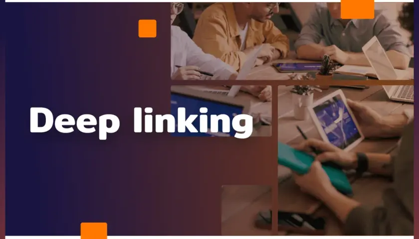 Zespół pracuje nad strategią SEO, omawiając deep linking.