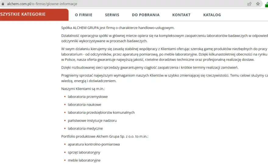 Jak napisać skuteczny opis firmy? Przykład - Sprawdzone zasady