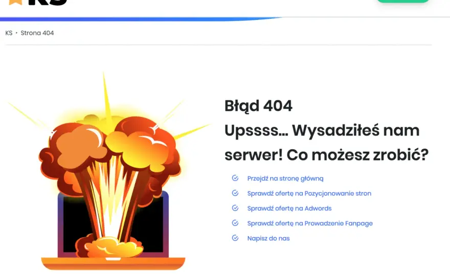 Strona 404 - Problem czy szansa dla Twojej witryny i SEO?