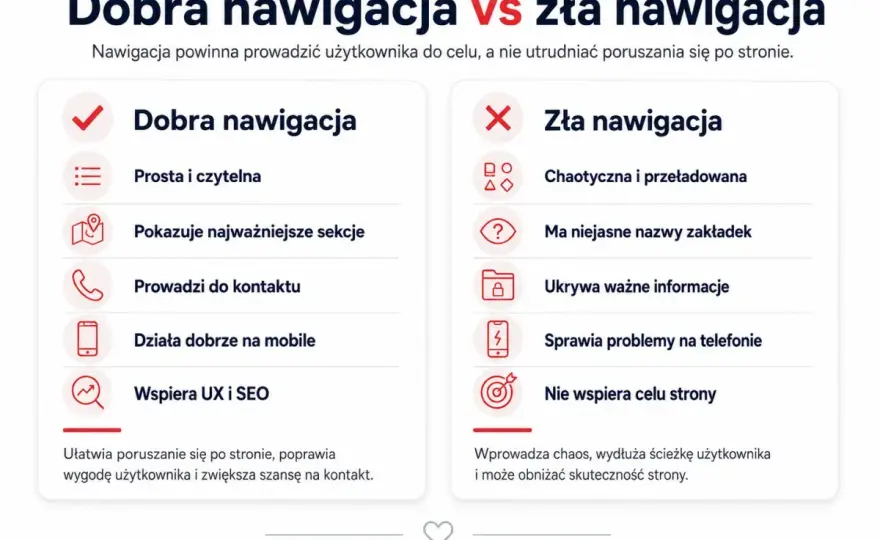 Stała nawigacja - Jak projektować sticky menu pod UX i konwersję?