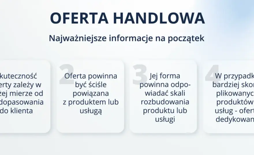 Oferta sprzedażowa - Jak napisać, by domknąć sprzedaż?
