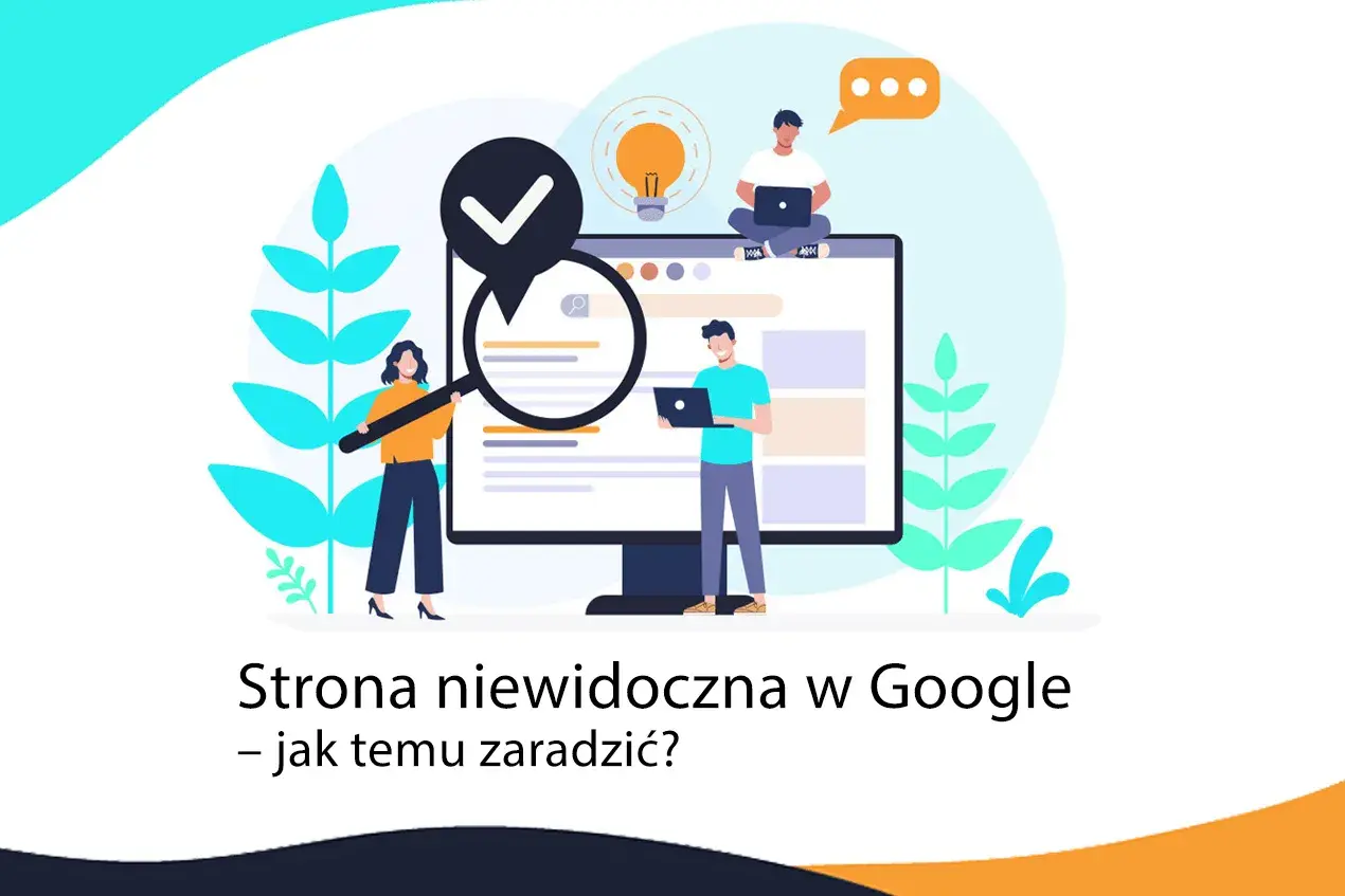 Ludzie analizują stronę na monitorze, by dowiedzieć się, jak zaindeksować stronę w Google.